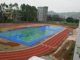 龙游县硅PU篮球场