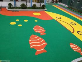 上海塑胶羽毛球场地板设计施工翻新改造维护整