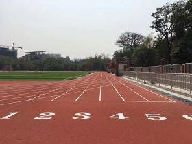 乾县学校塑胶跑道图片优质服务 学校塑胶跑道怎么做 新修学校塑胶跑道有异味的原因